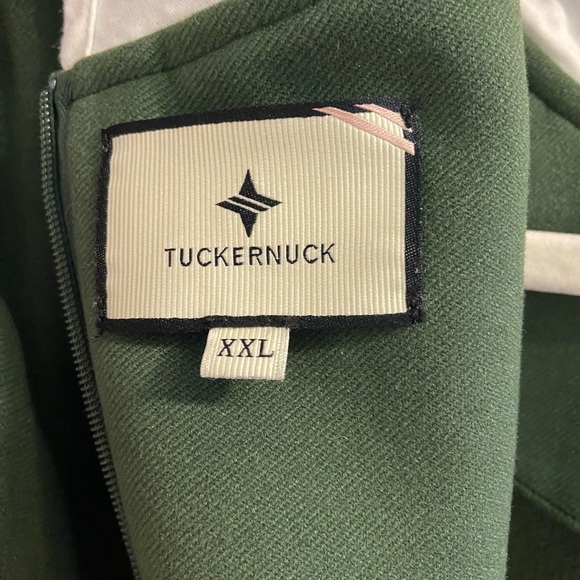 Tuckernuck English Ivy Dakotah Midi Dress Peter Pan Collar Long Sleeve Green XXL - Picture 10 of 13